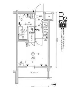 東京都品川区北品川4【マンション】の間取り