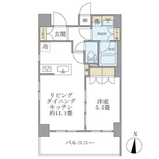 レクシード両国駅前【10階】の間取り