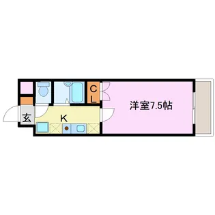 グレイスガーデン京都【5階】の間取り