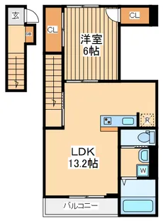 メルヴェーユ町田【2階】の間取り