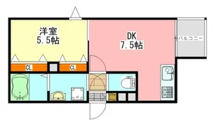 コネクトパーク南花園【3階】の間取り