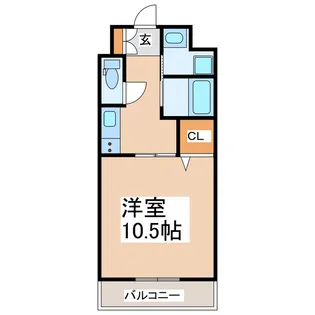 リシャール原水【2階】の間取り