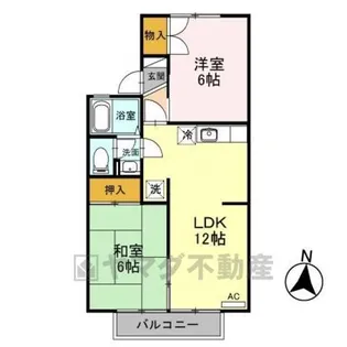 セジュールUESAWA C【1階】の間取り