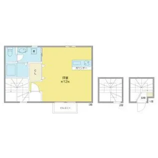 パフェ・リーフガーデン【3階】の間取り