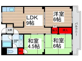 ニュ-ホ-ムズ第一マンション【2階】の間取り