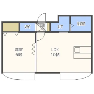 ヒューマンN34【2階】の間取り