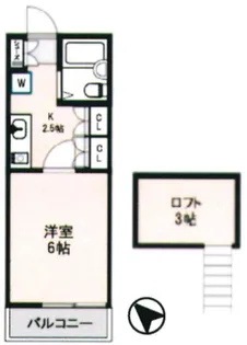 すみれハイツ【1階】の間取り