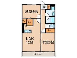 アーバンステージ小林の間取り
