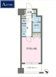 KDXレジデンス森下千歳【2階】の間取り