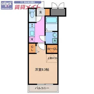 Renace Lekame【5階】の間取り