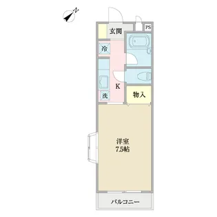 八千代第7壱番館【2階】の間取り