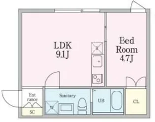 アート・フル永福【4階】の間取り