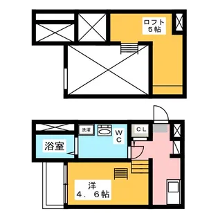 ラ・ロシェル【2階】の間取り