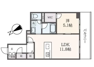 グリナージュ浜田山【3階】の間取り