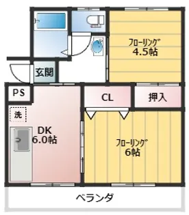ウェルストン【1階】の間取り