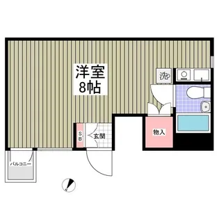 フラット谷中【3階】の間取り