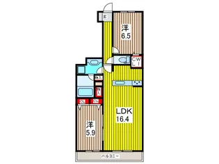 ブランズ川口本町【5階】の間取り
