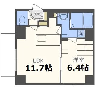 TROIS 2nd【5階】の間取り