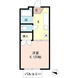 サマックス・コスモ【1階】の間取り