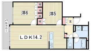 ザ・京都レジデンス御所南【2階】の間取り