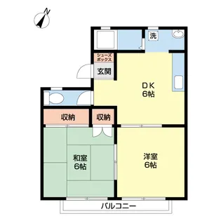 ヒルトップガーデンB棟【1階】の間取り