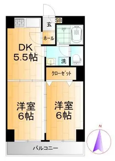 マエストーゾ・フィガー【4階】の間取り