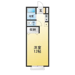 ツリーガーデン旭II【1階】の間取り