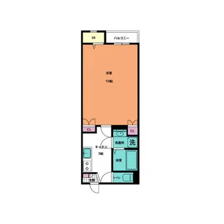 グラート下林【3階】の間取り