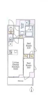 クレストコート本所吾妻橋North【2階】の間取り
