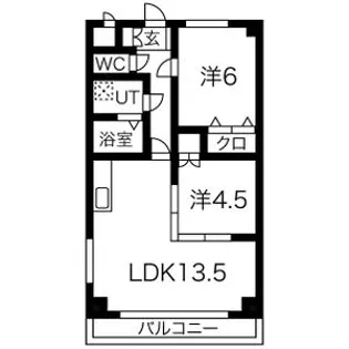ラ・フレーズ【2階】の間取り