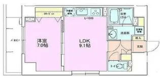 銀座レジデンス参番館【2階】の間取り