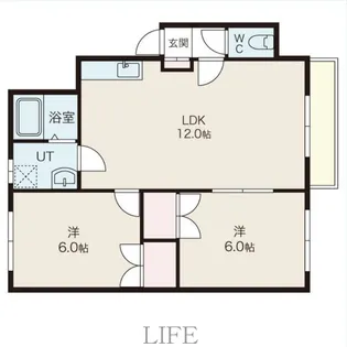 サウスガーデン【3階】の間取り