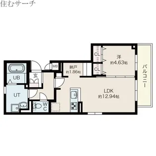 M.K.primor【4階】の間取り