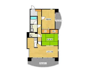 ノバ松浜町【5階】の間取り