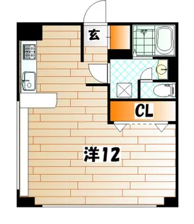 エボリューション高田【3階】の間取り
