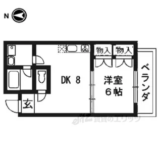 アルベールビル8【2階】の間取り