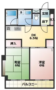 ツインアベニューA【1階】の間取り