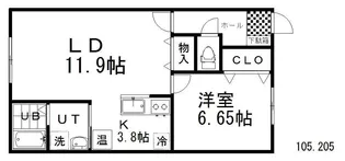 Sugar Rusk【1階】の間取り