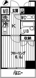 マルベリーラグーン勝どき【10階】の間取り