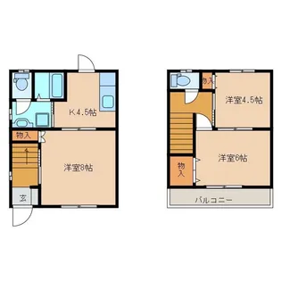 ミナミハラハイツ Cの間取り