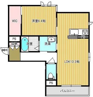 Grace(グレイス)【3階】の間取り