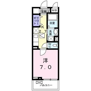 Belle Fontaine【3階】の間取り