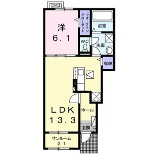 ミニヨン【1階】の間取り
