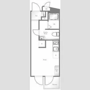 オーベル早稲田【1階】の間取り