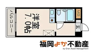 アーバンライフ博多【6階】の間取り