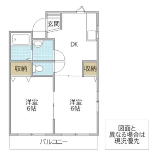 レジデンス勝田【2階】の間取り