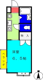 サンロードレオ【1階】の間取り