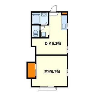 サンハイツ早宮【2階】の間取り