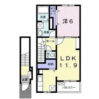 ノイ・レーベン【2階】の間取り