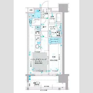 オーパスレジデンス中板橋【10階】の間取り